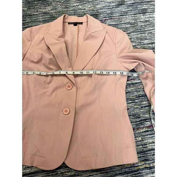 Lafayette 148 Rose Pink  Blazer jacket 2 Button Classic size 4 - Picture 8 of 9